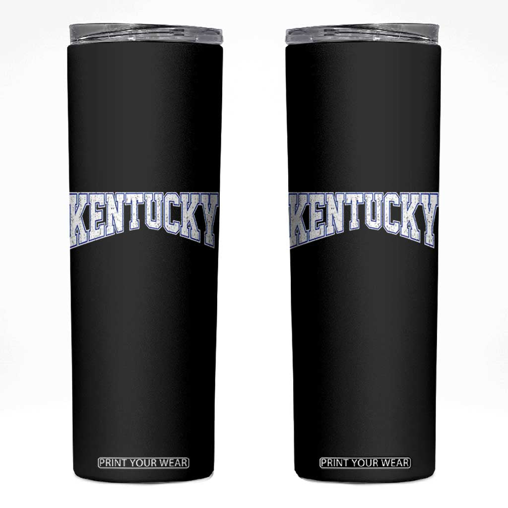 Kentucky Skinny Tumbler Vintage Sports Design Kentuckian KY State TS11 Black Print Your Wear