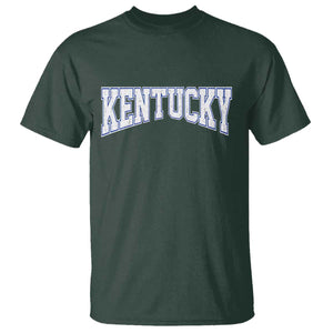 Kentucky T Shirt Vintage Sports Design Kentuckian KY State TS11 Dark Forest Green Print Your Wear