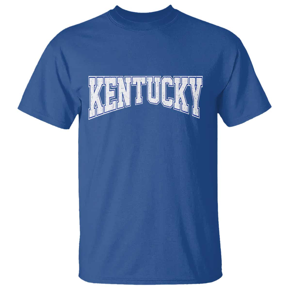 Kentucky T Shirt Vintage Sports Design Kentuckian KY State TS11 Royal Blue Print Your Wear