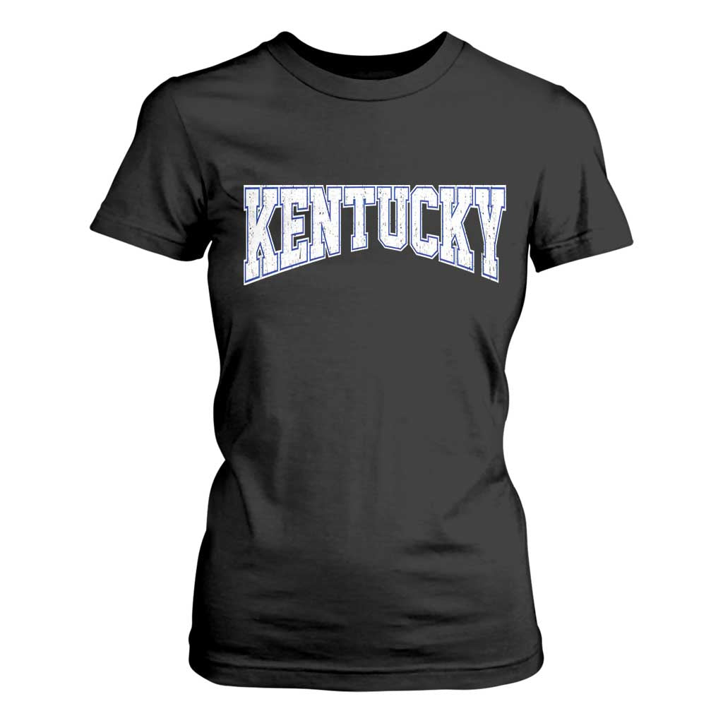 Kentucky T Shirt For Women Vintage Sports Design Kentuckian KY State TS11 Black Print Your Wear