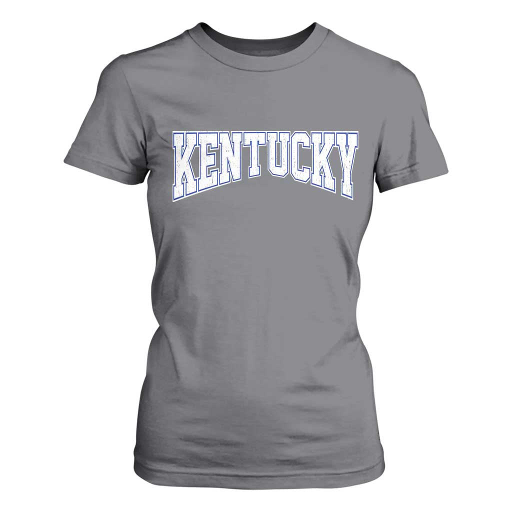 Kentucky T Shirt For Women Vintage Sports Design Kentuckian KY State TS11 Charcoal Print Your Wear