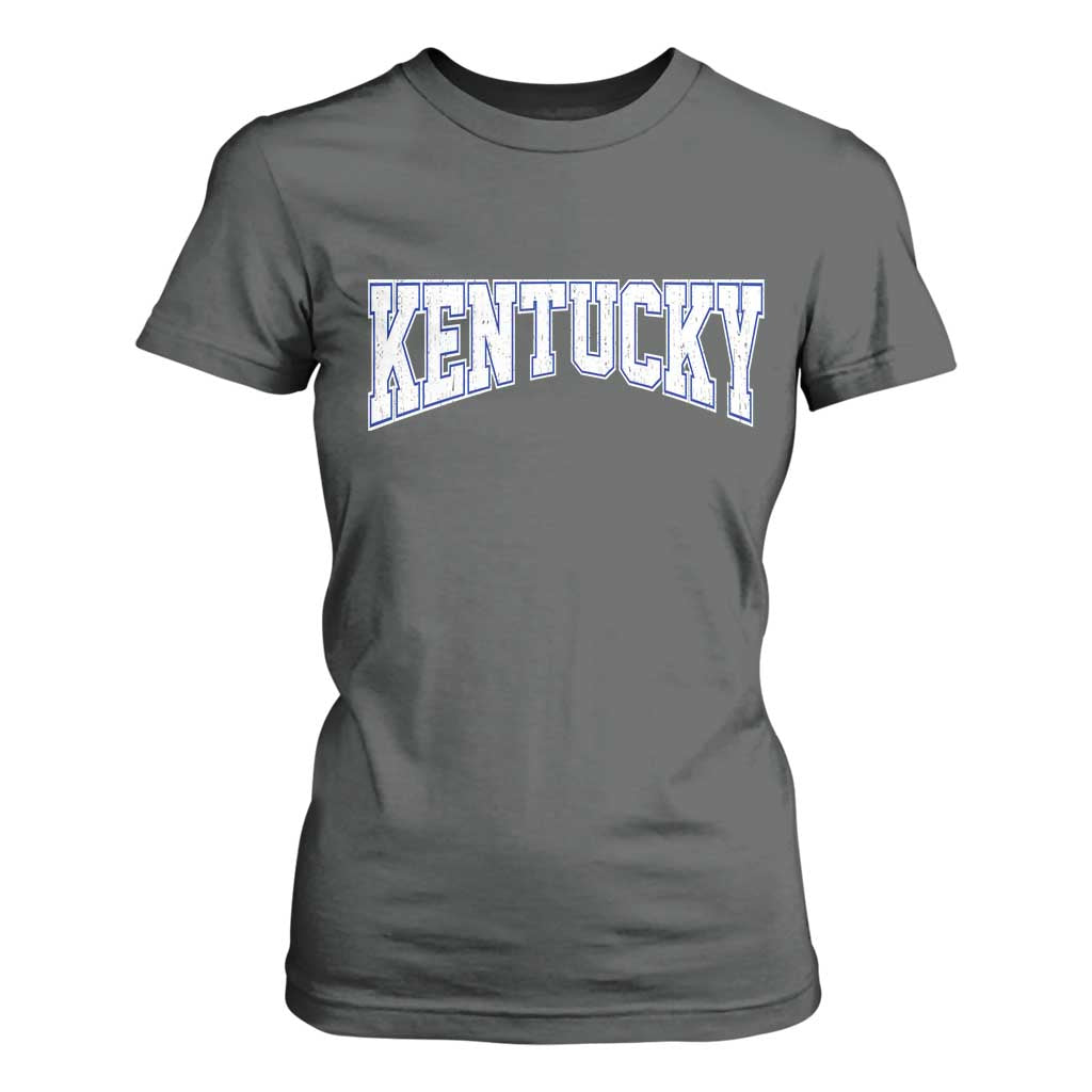 Kentucky T Shirt For Women Vintage Sports Design Kentuckian KY State TS11 Dark Heather Print Your Wear