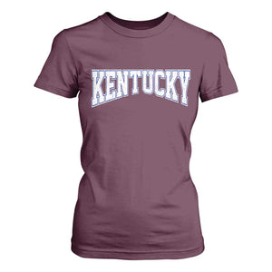 Kentucky T Shirt For Women Vintage Sports Design Kentuckian KY State TS11 Maroon Print Your Wear