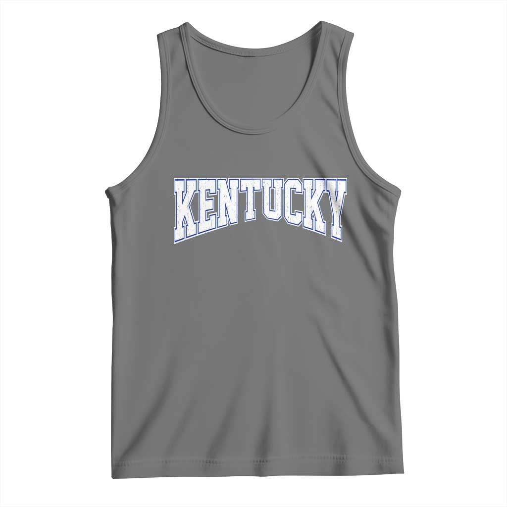 Kentucky Tank Top Vintage Sports Design Kentuckian KY State TS11 Black Heather Print Your Wear