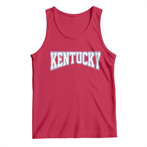 Kentucky Tank Top Vintage Sports Design Kentuckian KY State TS11 Red Print Your Wear