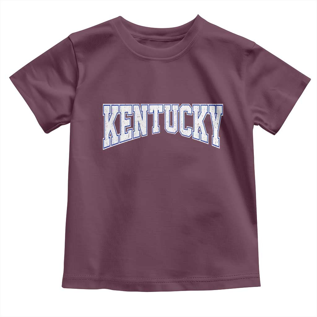 Kentucky Toddler T Shirt Vintage Sports Design Kentuckian KY State TS11 Maroon Print Your Wear