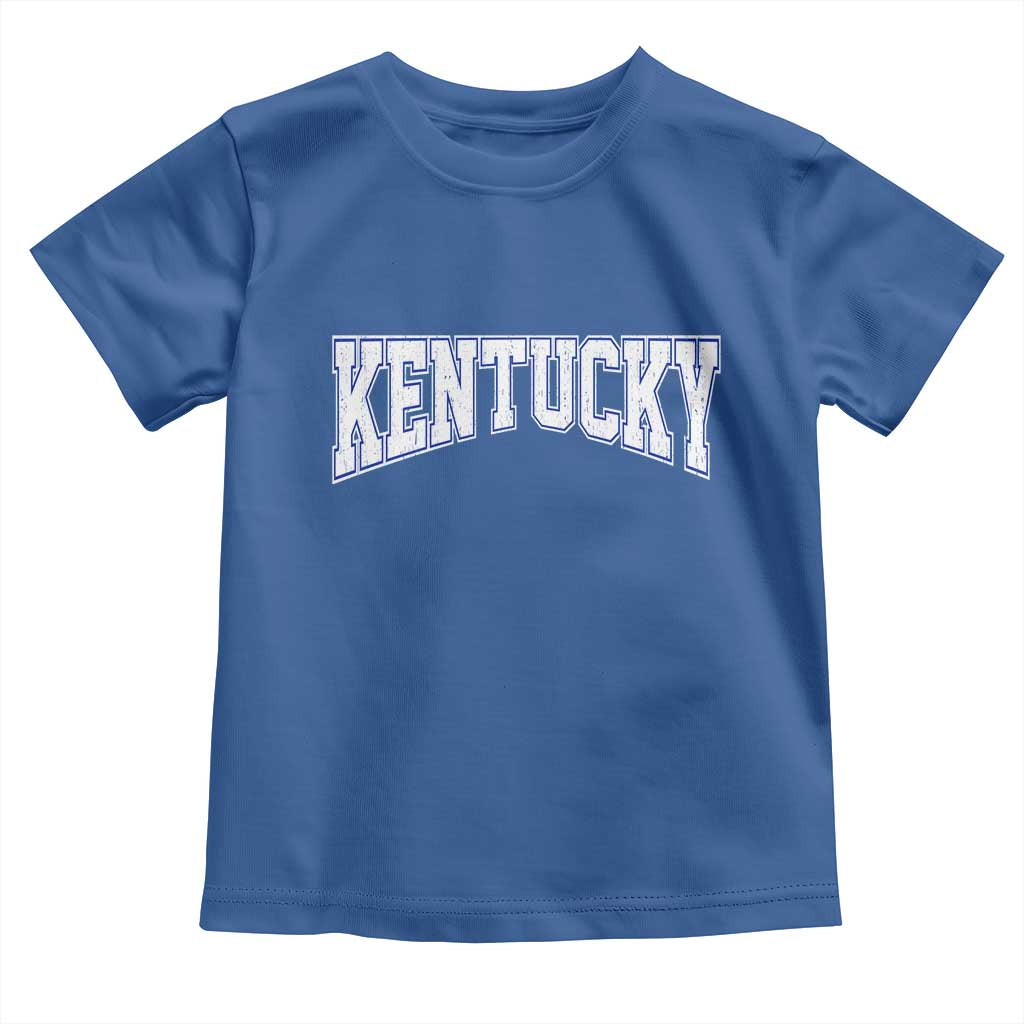 Kentucky Toddler T Shirt Vintage Sports Design Kentuckian KY State TS11 Royal Blue Print Your Wear