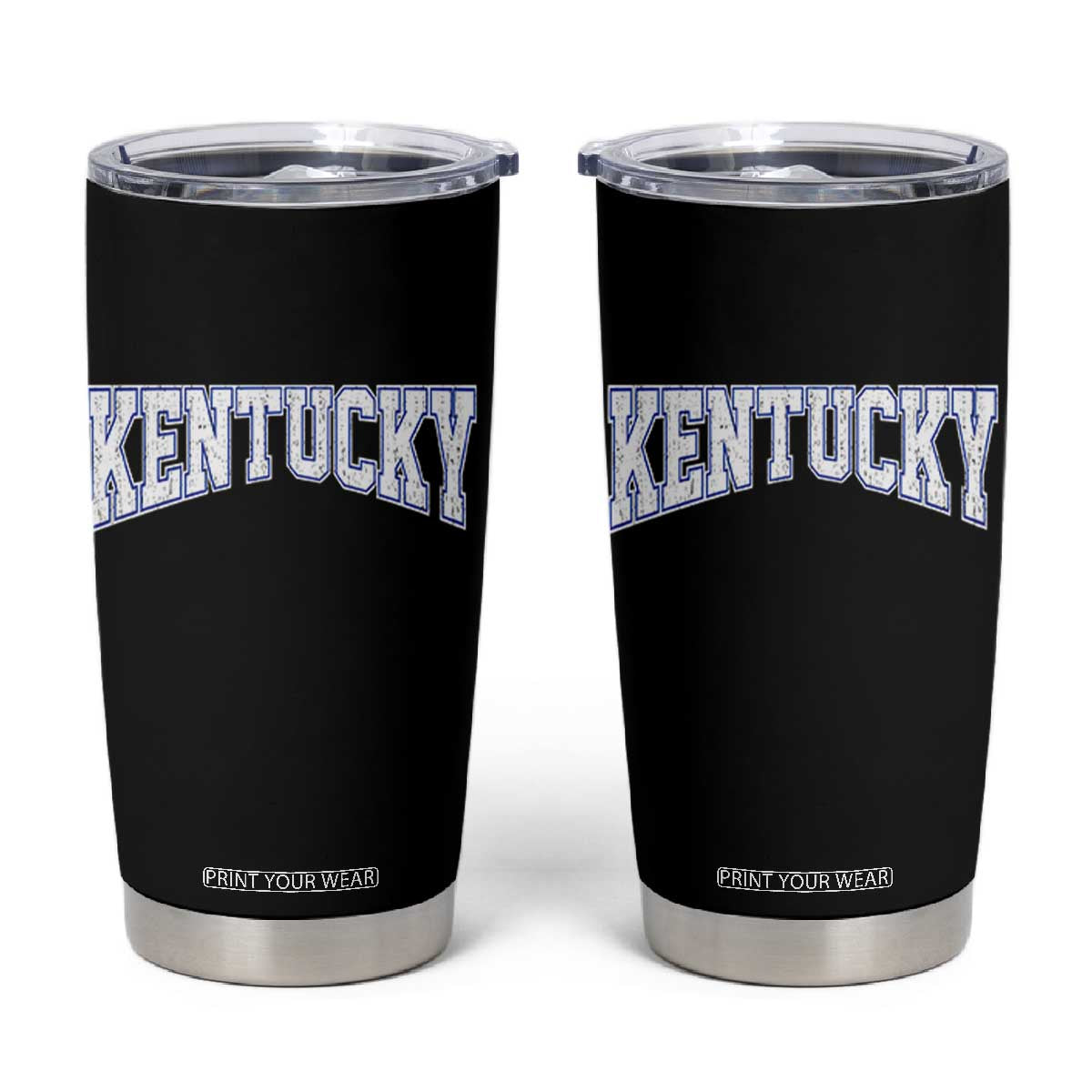 Kentucky Tumbler Cup Vintage Sports Design Kentuckian KY State TS11 Black Print Your Wear