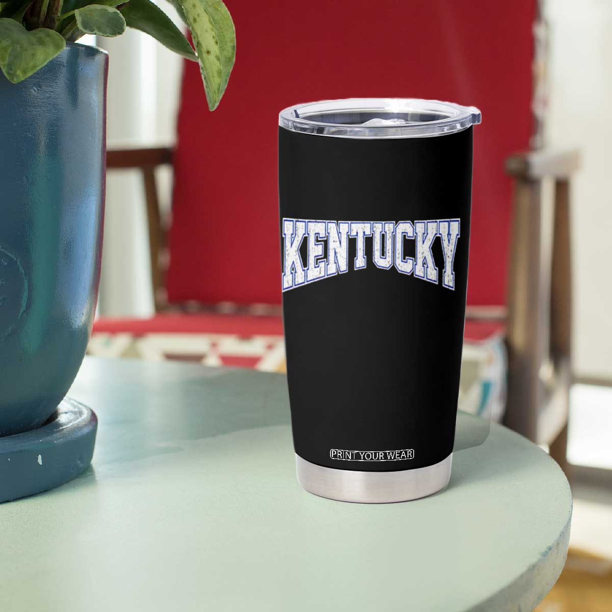 Kentucky Tumbler Cup Vintage Sports Design Kentuckian KY State TS11 Print Your Wear