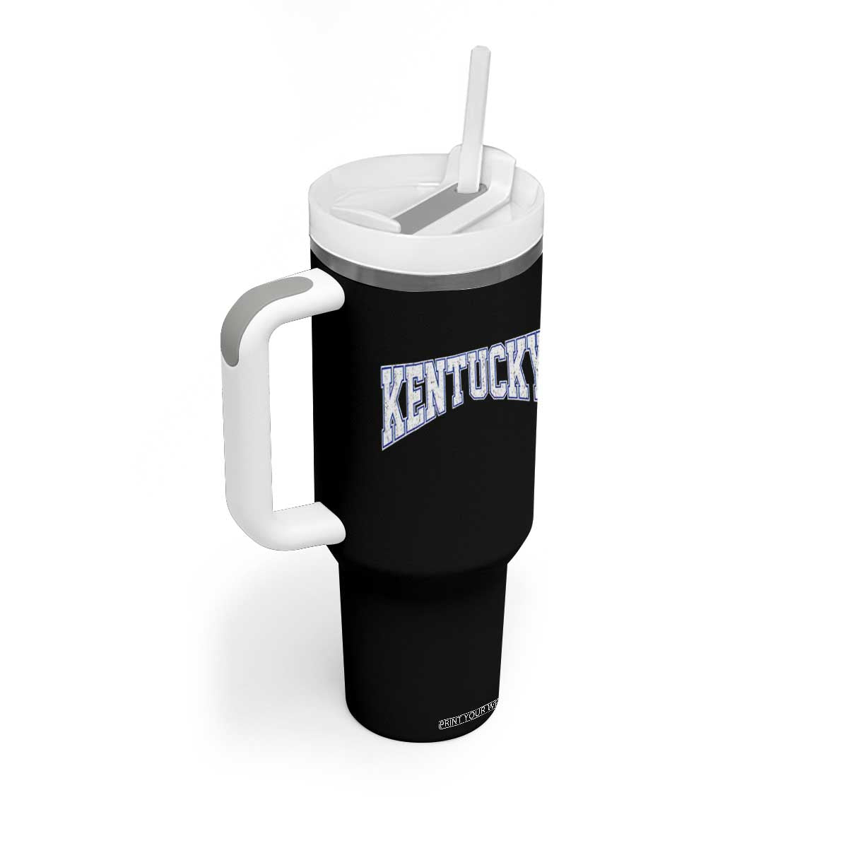 Kentucky Tumbler With Handle Vintage Sports Design Kentuckian KY State TS11 Print Your Wear