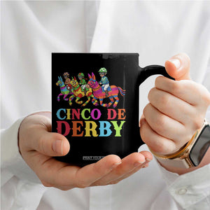 Cinco De Derby Coffee Mug Funny Mexican Derby Pinata Horse Race TS11 Print Your Wear
