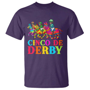 Cinco De Derby T Shirt Funny Mexican Derby Pinata Horse Race TS11 Purple Print Your Wear