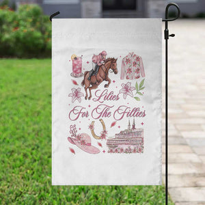 Derby Horse Racing Day Garden Flag Lilies For The Fillies Stargazer Lily Flower TS11 Print Your Wear