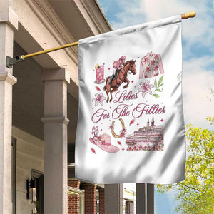 Derby Horse Racing Day Garden Flag Lilies For The Fillies Stargazer Lily Flower TS11 Print Your Wear