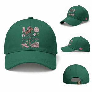 Derby Horse Racing Day Baseball Cap Lilies For The Fillies Stargazer Lily Flower TS11 Baseball Cap Universal Fit Irish Green Print Your Wear
