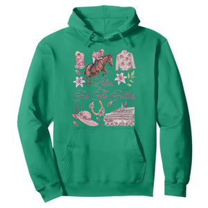 Derby Horse Racing Day Hoodie Lilies For The Fillies Stargazer Lily Flower TS11 Irish Green Print Your Wear