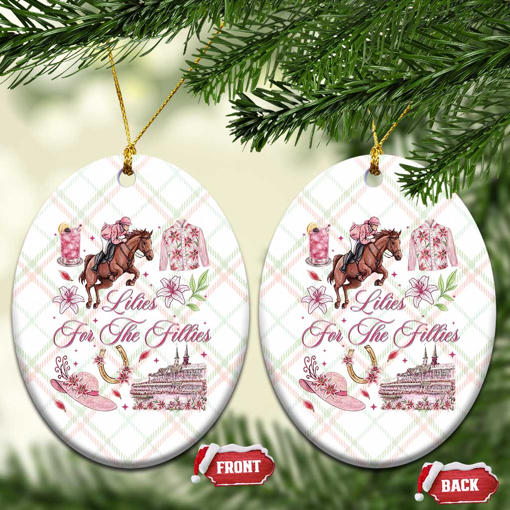 Derby Horse Racing Day Ceramic Ornament Lilies For The Fillies Stargazer Lily Flower TS11 Print Your Wear