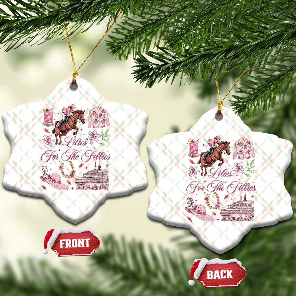Derby Horse Racing Day Ceramic Ornament Lilies For The Fillies Stargazer Lily Flower TS11 Print Your Wear