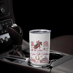 Derby Horse Racing Day Tumbler Cup Lilies For The Fillies Stargazer Lily Flower TS11 Print Your Wear