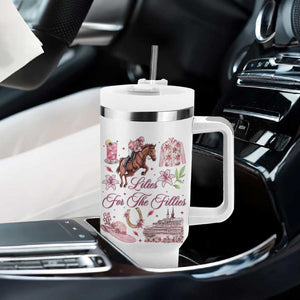 Derby Horse Racing Day Tumbler With Handle Lilies For The Fillies Stargazer Lily Flower TS11 Print Your Wear