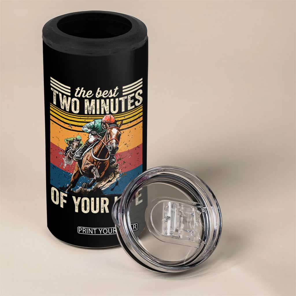 Horse Race Derby 4 in 1 Can Cooler Tumbler The Best Two Minutes Of Your Life TS11 Print Your Wear