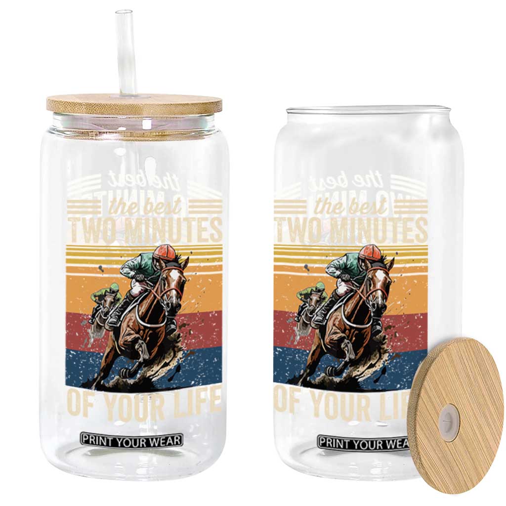 Horse Race Derby Glass Can The Best Two Minutes Of Your Life TS11 Print Your Wear