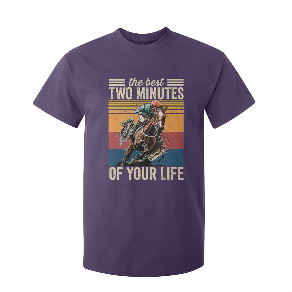 Horse Race Derby T Shirt For Kid The Best Two Minutes Of Your Life TS11 Purple Print Your Wear