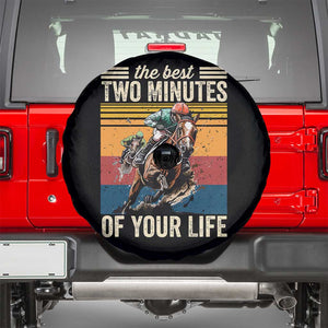 Horse Race Derby Spare Tire Cover The Best Two Minutes Of Your Life TS11 Black Print Your Wear