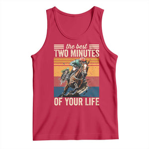 Horse Race Derby Tank Top The Best Two Minutes Of Your Life TS11 Red Print Your Wear