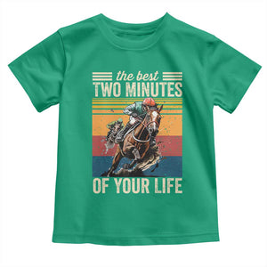 Horse Race Derby Toddler T Shirt The Best Two Minutes Of Your Life TS11 Irish Green Print Your Wear
