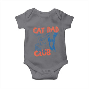 Cat Dad Club Baby Onesie Life is Better with Cats Fathers Day TS11 Charcoal Print Your Wear