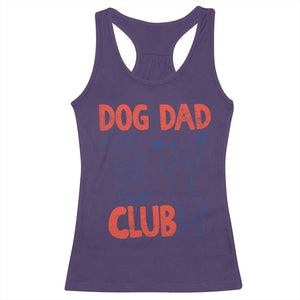 Dog Dad Club Racerback Tank Top Life is Better with Dogs Father's Day TS11 Purple Print Your Wear