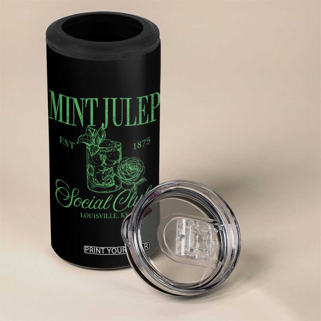 Mint Julep Social Club KY Funny Derby Cocktail 4 in 1 Can Cooler Tumbler TS11 Print Your Wear