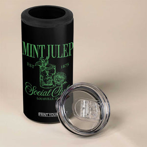 Mint Julep Social Club KY Funny Derby Cocktail 4 in 1 Can Cooler Tumbler TS11 Print Your Wear