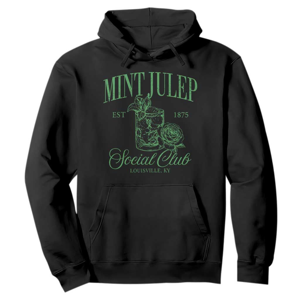 Mint Julep Social Club KY Funny Derby Cocktail Hoodie TS11 Black Print Your Wear
