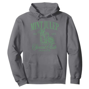 Mint Julep Social Club KY Funny Derby Cocktail Hoodie TS11 Charcoal Print Your Wear
