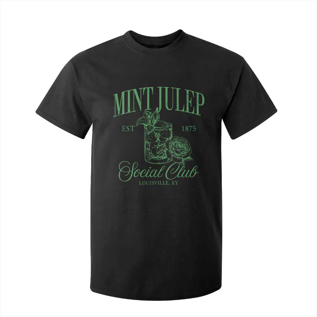 Mint Julep Social Club KY Funny Derby Cocktail T Shirt For Kid TS11 Black Print Your Wear