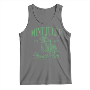 Mint Julep Social Club KY Funny Derby Cocktail Tank Top TS11 Black Heather Print Your Wear