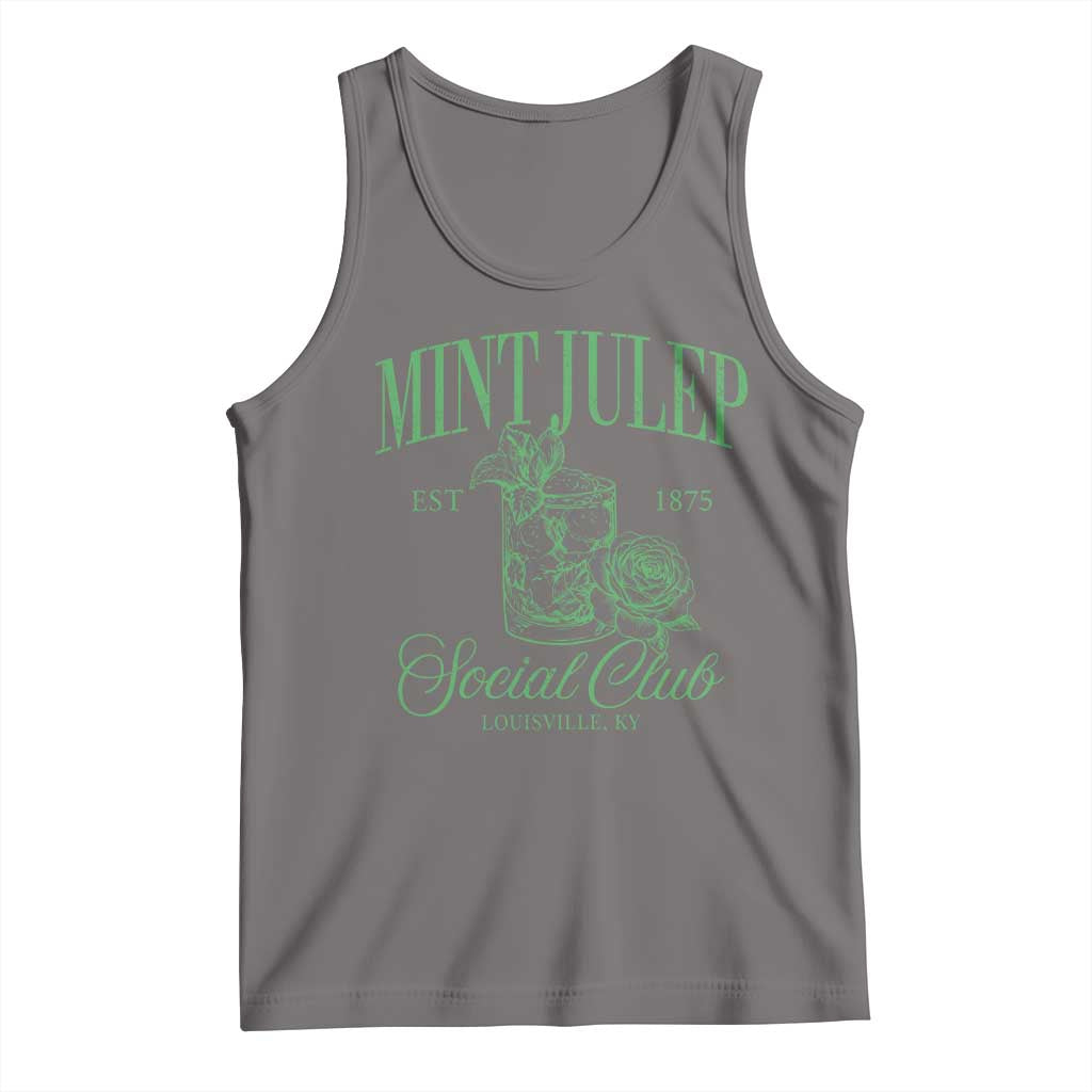 Mint Julep Social Club KY Funny Derby Cocktail Tank Top TS11 Deep Heather Print Your Wear