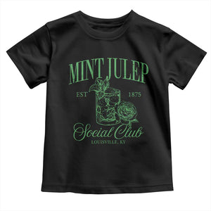Mint Julep Social Club KY Funny Derby Cocktail Toddler T Shirt TS11 Black Print Your Wear