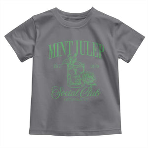 Mint Julep Social Club KY Funny Derby Cocktail Toddler T Shirt TS11 Charcoal Print Your Wear