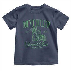 Mint Julep Social Club KY Funny Derby Cocktail Toddler T Shirt TS11 Navy Print Your Wear