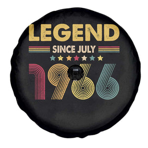 July 60th Birthday Spare Tire Cover Legends Since July 1966 Retro Bday
