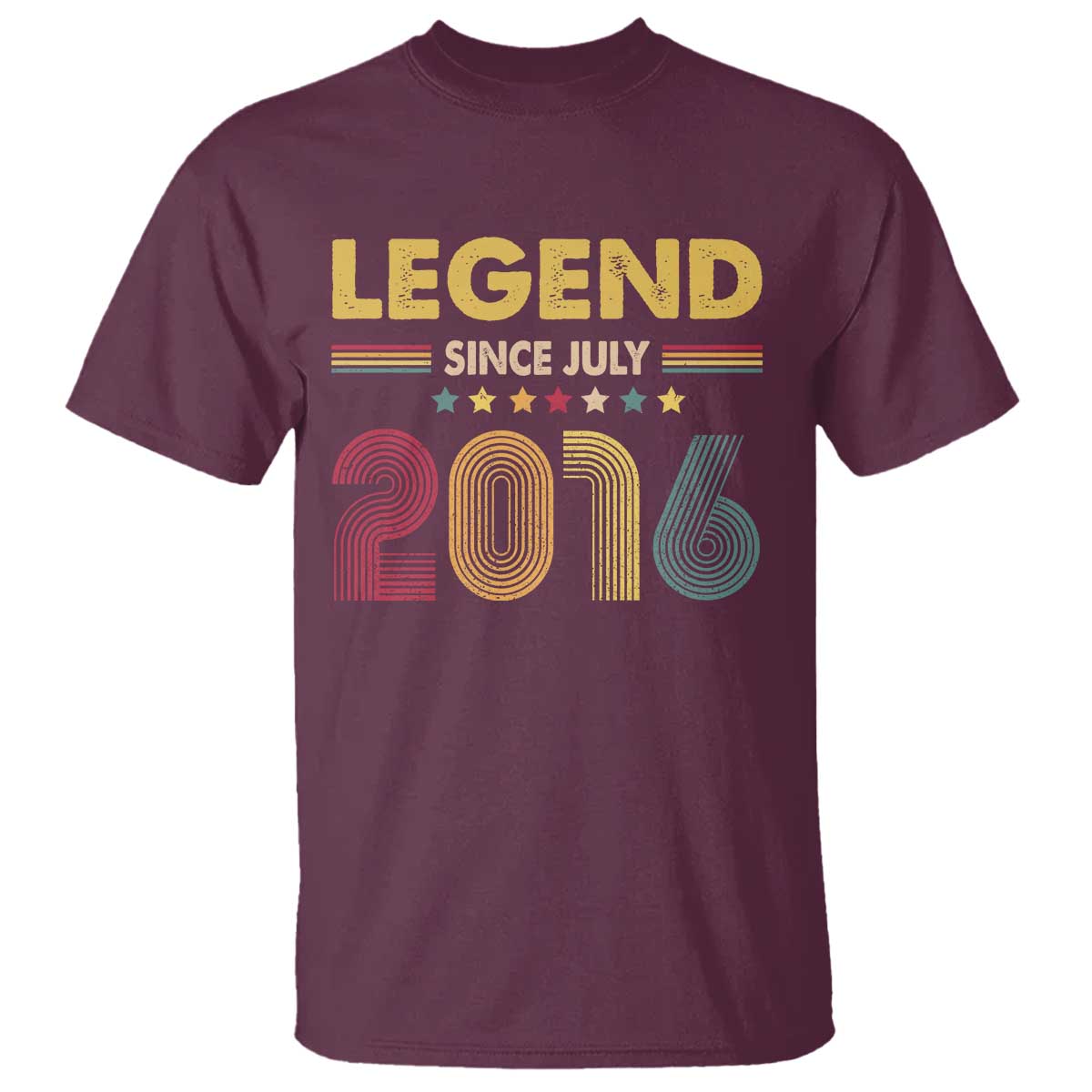 July 10th Birthday T Shirt Legends Since July 2016 Retro Bday