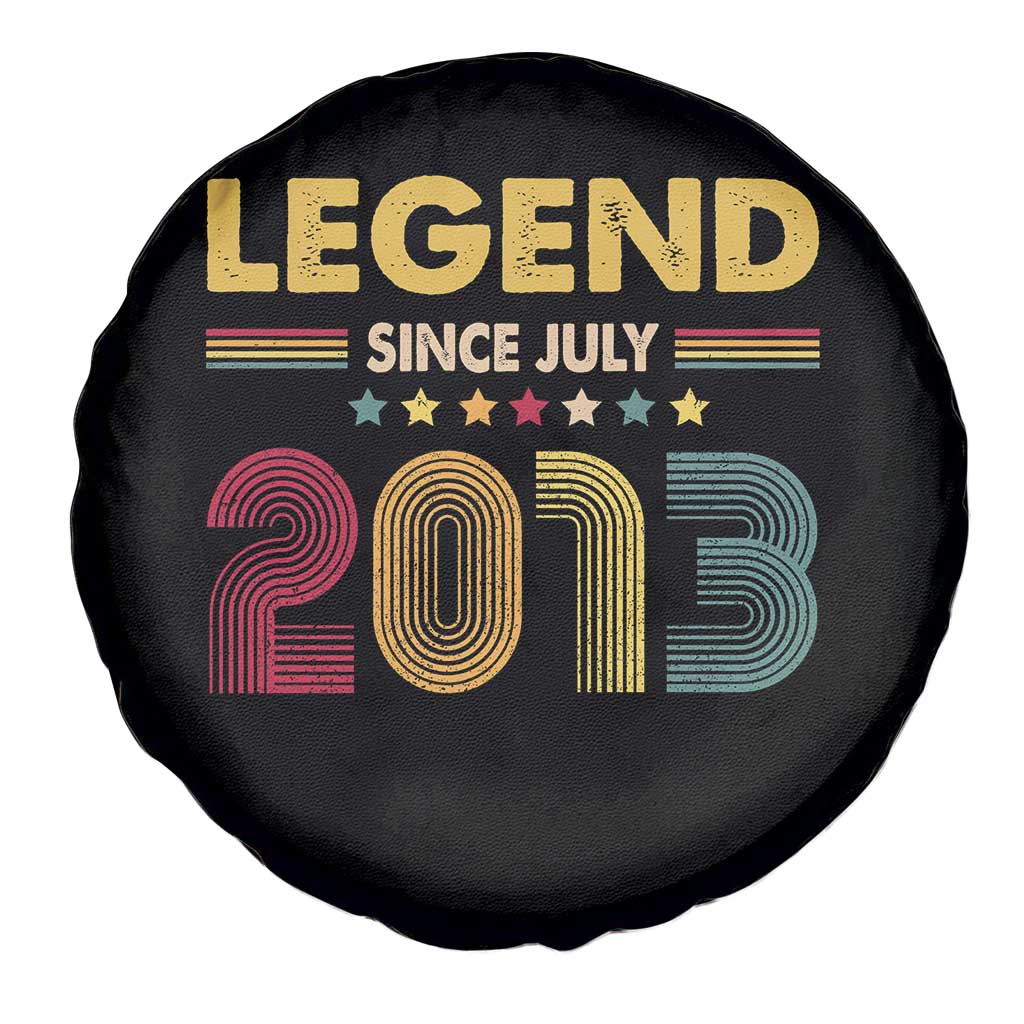 July 13th Birthday Spare Tire Cover Legends Since July 2013 Retro Bday