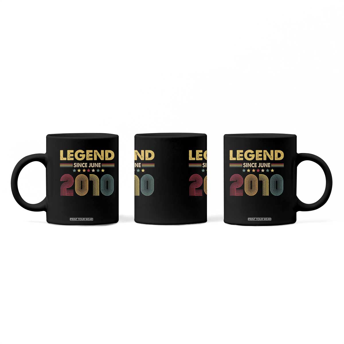 June 16th Birthday Coffee Mug Legends Since June 2010 Retro Bday TS11 Print Your Wear