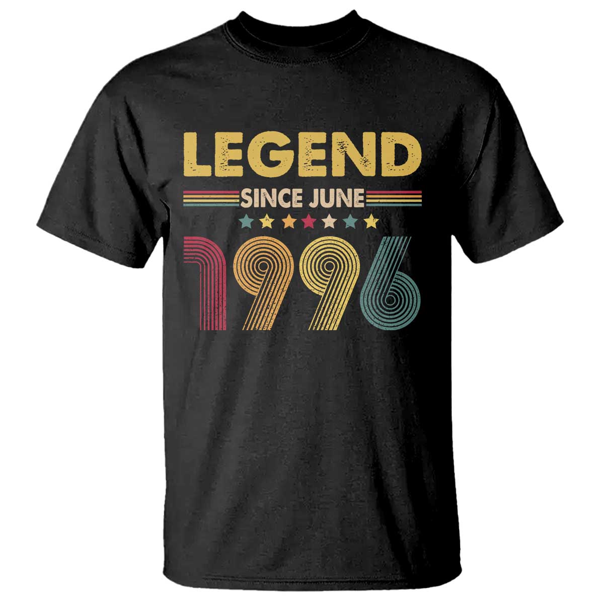 June 30th Birthday T Shirt Legends Since June 1996 Retro Bday TS11 Black Print Your Wear