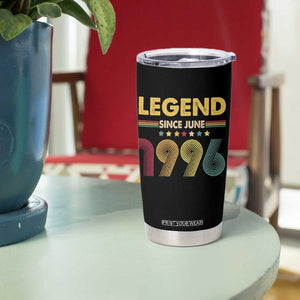 June 30th Birthday Tumbler Cup Legends Since June 1996 Retro Bday TS11 Print Your Wear