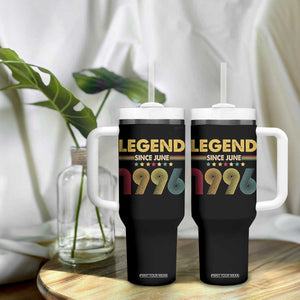 June 30th Birthday Tumbler With Handle Legends Since June 1996 Retro Bday TS11 Print Your Wear