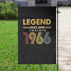 June 60th Birthday Garden Flag Legends Since June 1966 Retro Bday TS11 Print Your Wear